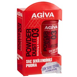پودر حالت دهنده و حجم دهنده آگیوا مدل AGIVA Powder Dust It شماره 03
