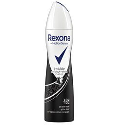 اسپری ضد تعریق زنانه رکسونا مدل Rexona INVISIBLE BLACK  WHITE حجم 200 میل