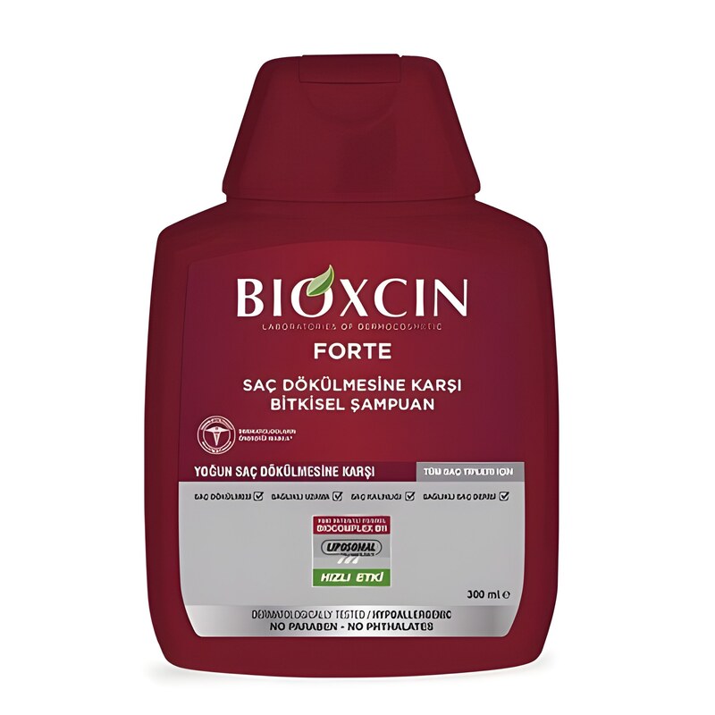 شامپو ضد ریزش بیوکسین فورت Bioxcin Forte مناسب تمام موها حجم 300 میل