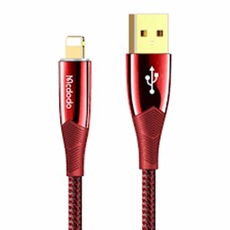 کابل تبدیل USB به لایتنینگ مک دودو مدل Auto Power Off طول 1.2 متر      قرمز