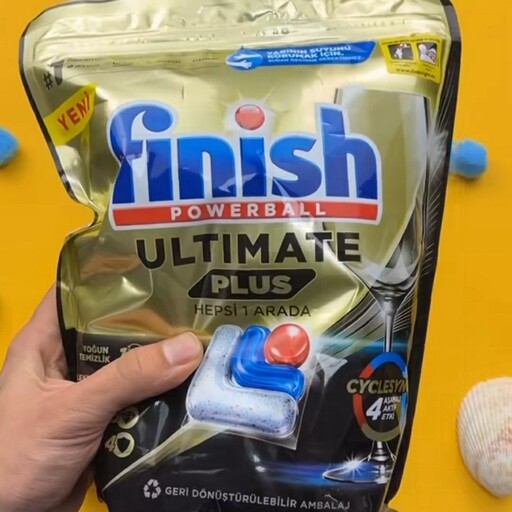 قرص ماشین ظرفشویی فینیش اولتیمیت پلاس 75 عددی  مدل FINISH ULTIMATE PLUS

