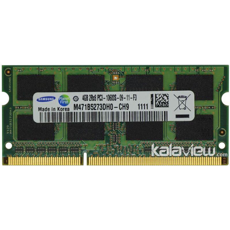 رم لپ تاپ سامسونگ 4GB مدل DDR3 باس 1333MHZ-10600 کره KR M471B5273DH0-CH9 1111 تایمینگ CL9