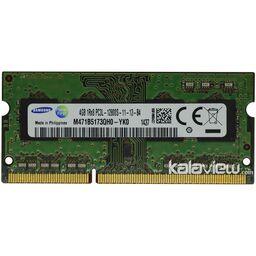 رم لپ تاپ سامسونگ 4GB مدل DDR3L باس 1600MHZ-12800 فیلیپین PH M471B5173QH0-YK0 1437 تایمینگ CL11