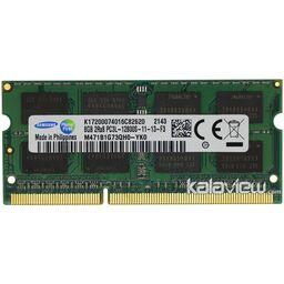 رم لپ تاپ سامسونگ 8GB مدل DDR3L باس 1600MHZ-12800 فیلیپین PH M471B1G73QH0-YK0 تایمینگ CL11