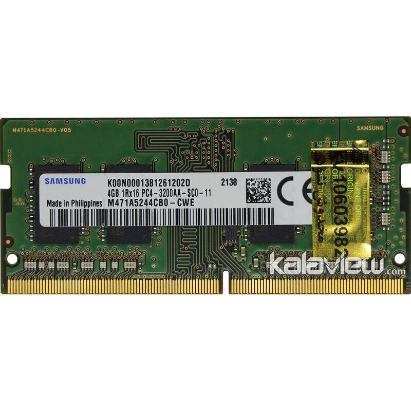 رم لپ تاپ سامسونگ 4GB مدل DDR4 باس 3200MHZ-25600 فیلیپین PH M471A5244CB0-CWE 2138 تایمینگ CL22