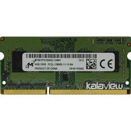 رم لپ تاپ میکرون 4GB مدل DDR3L باس 1600MHZ-12800 چین MT8KTF51264HZ-1G6N1 513 تایمینگ CL11