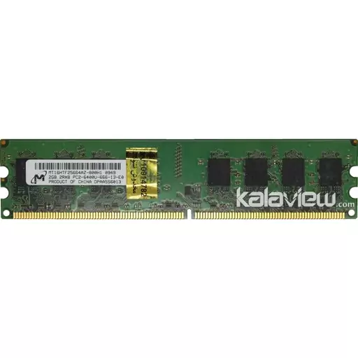 رم کامپیوتر میکرون 2GB مدل DDR2 باس 800MHZ-6400 چین MT16HTF25664AZ-800H1 تایمینگ CL6