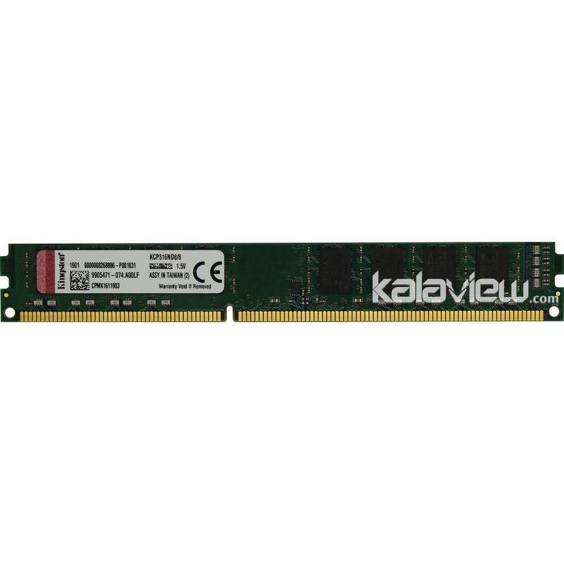 رم کامپیوتر کینگستون 8GB مدل DDR3 باس 1600MHZ-12800 تایوان KCP316ND8-8 تایمینگ CL11