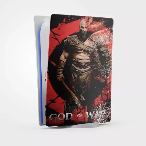 اسکین(برچسب)Playstation 5-مدل دیجیتال -طرح god of war -کد4-سفارشی