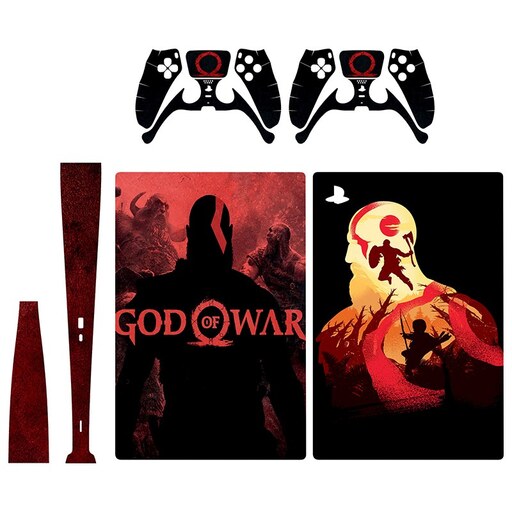 اسکین(برچسب)Playstation 5-مدل دیجیتال -طرح god of war -کد2-سفارشی