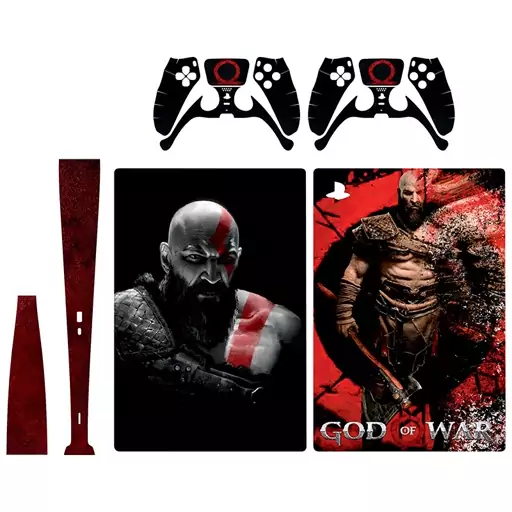 اسکین(برچسب)Playstation 5-مدل دیجیتال -طرح god of war -کد4-سفارشی