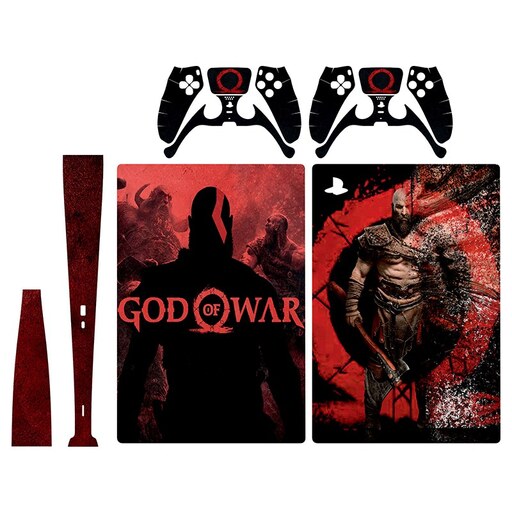 اسکین(برچسب)Playstation 5-مدل دیجیتال -طرح god of war -کد7-سفارشی