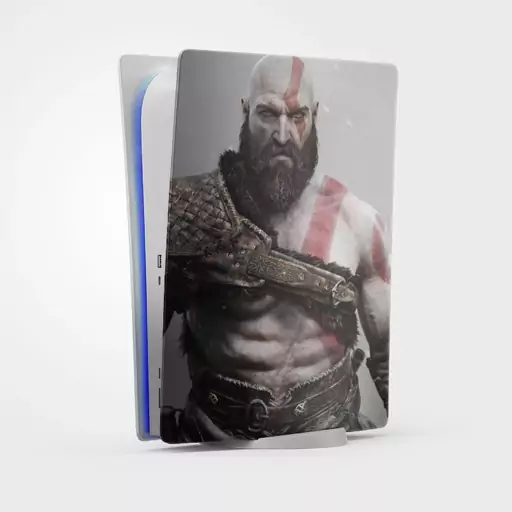 اسکین(برچسب)Playstation 5-مدل دیجیتال -طرح god of war -کد1-سفارشی