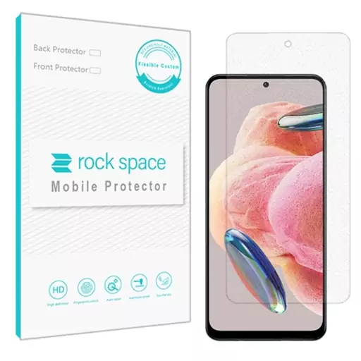 گلس مات نانو و ضد ضربه گوشی شیائومی Redmi Note 12 4G برند راک اسپیس