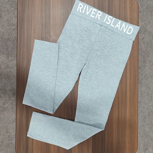 ارسال رایگان شلوار راحتی  دخترانه  برای سنین 7تا 8 سال در دو رنگ سبز و  خاکستری برندRiver Island،کشورمبدا انگلیس