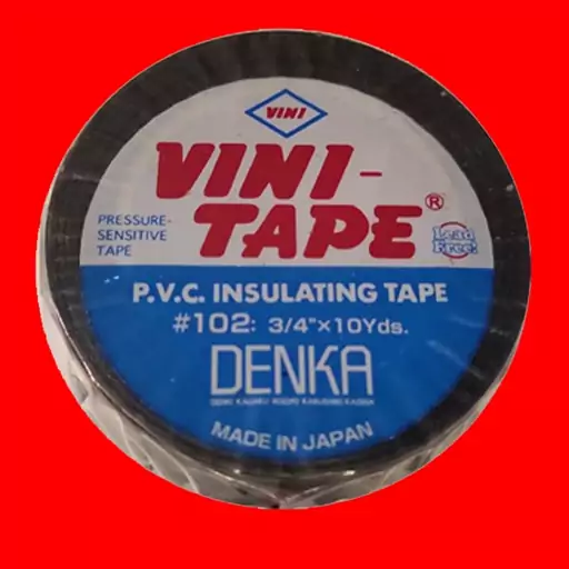 چسب برق وینی ژاپنی مشکی PVC (لنت برق Vini-tape)