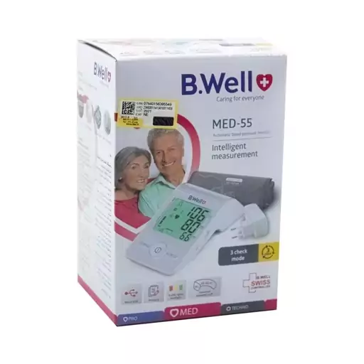 فشار سنج بازویی بی ول مدل MED -55 ad، گارانتی تعویض 7 ساله شرکتی