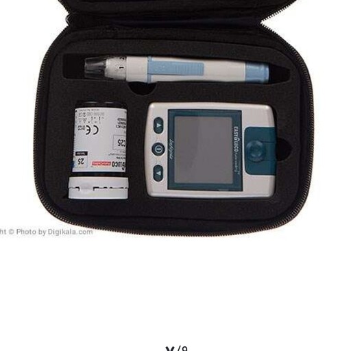 دستگاه تست قند خون ایزی گلوکو بدون نوار EASYGLUCO با گارانتی مادام العمر  باطری قلم سوزن 