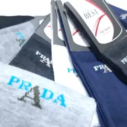 جوراب کلاسیک مردانه طرح PRADA در6 رنگ نخ ایرانی سایز 40 تا 44