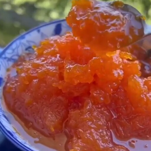 مربای هویج زعفرانی بدون مواد نگهدارنده ،250 گرمی