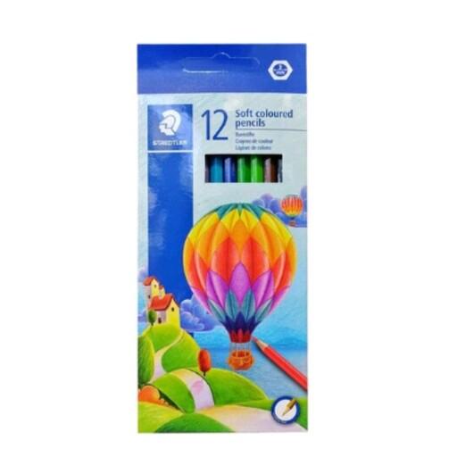 مداد رنگی 12 رنگ، مداد رنگی، مداد رنگی 12 رنگ استدلر جعبه مقوایی