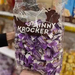 ویفر شیری جانی کراکر Roshen Johney Krocker وزن 1000 گرم