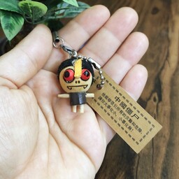 عروسک آویز فیگور چوبی زامبی چینی (3 سانتیمتر) پاییزان 