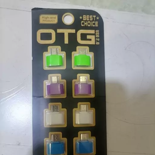 تبدیل Micro USB to USB OTG او تی جی اورجینال مبدل اصلی میکرو