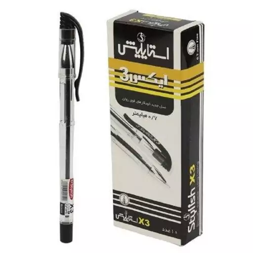 خودکار استایلیش مدل X3 سایز 0.7 رنگ مشکی