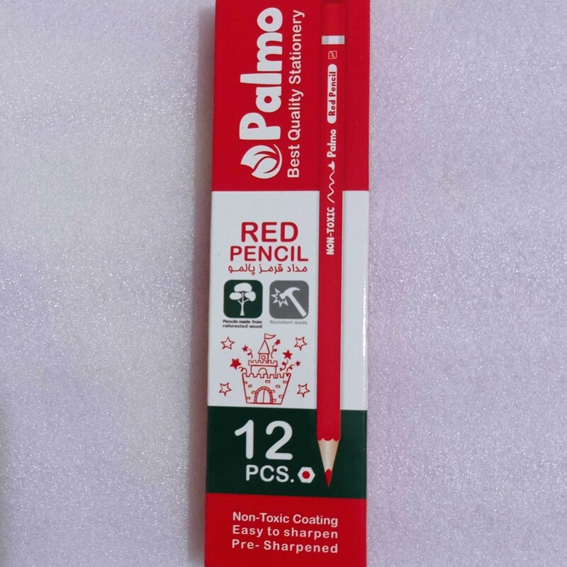 مداد قرمز پالمو بسته ای