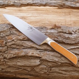 چاقو آشپزخانه زنجان برند فلاحی سایز دو با تیغه استیل فولاد ضدزنگ و دسته چوب کائوچی با ارسال رایگان 