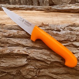 چاقو  زنجان برند حیدری مدل بیخصی با تیغه استیل فولاد ضدزنگ و دسته پلکسی با ارسال رایگان 