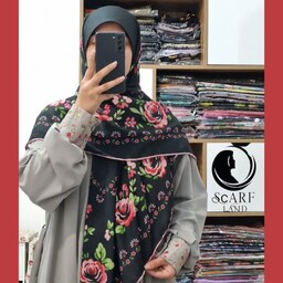 روسری طرح تاج گل محصول ایرانی باکیفیت قواره 140جنس سوپر نخ ارسال به سراسر کشور 