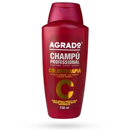 شامپو آگرادو Agrado مخصوص موهای رنگ شده مدل colour therapy حجم 750 میل