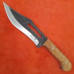 چاقوی زنجان فولادی 28 سانت با غلاف مخصوص طبیعت گردی و کمپینگ و کوهنوردی ش ک اری