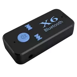 دانگل بلوتوث خودرو آیوایکس دار مدل bluetooth aux x6 گیرنده بلوتوثی موزیک مدل x6