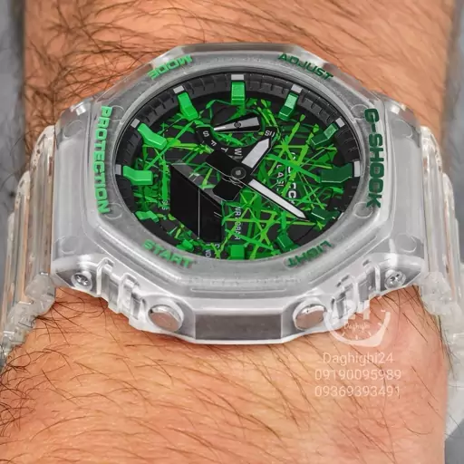 ساعت کاسیو جی شاک مدل GA-2100 Casioak Terra
بالاترین کیفیت( GShock) تنظیم اتوماتیک با پایتخت کشورها ، اتولایت اتوماتیک