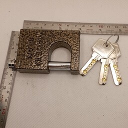 قفل کتابی  70ایساتیس(به همراه یک جفت جاقفلی پایه بلند فولادی رایگان)