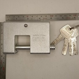 قفل کتابی  کلون 90(به همراه یک جفت جاقفلی پایه  بلند فولادی  رایگان)