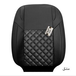 روکش صندلی چرم سوشیانت مدل کاج برای  پژو 206 و 207  رنگبندی (مشکی)
