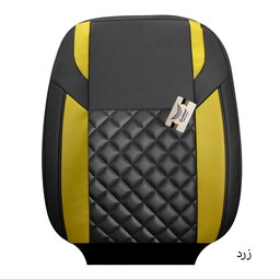 روکش صندلی چرم سوشیانت مدل کاج برای  پژو 206 و 207  رنگبندی (زرد)