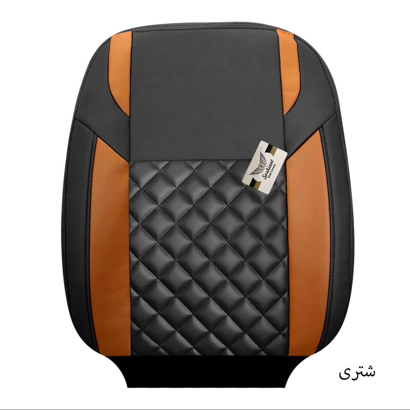 روکش صندلی چرم سوشیانت مدل کاج مناسب برای  پژو 206 و 207 در رنگبندی (مارون)