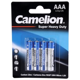 باتری چهارتایی نیم قلمی Camelion 1.5V AAA