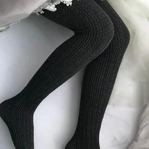 جوراب شلواری دخترانه طرح گندم رنگ مشکی قسمت توضیحات مطالعه شود سایز لارج و دو ایکس تمام شدجهت سایز موجودی گرفته شود 