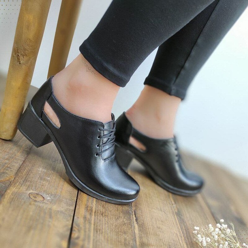 کفش اداری زنانه چرم صنعتی از سایز 37 تا 40