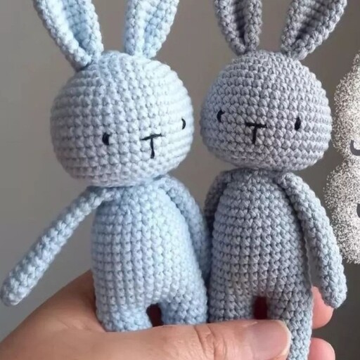 عروسک بافتنی طرح خرگوش ساده ،با کیفیت و ارسال رایگان 