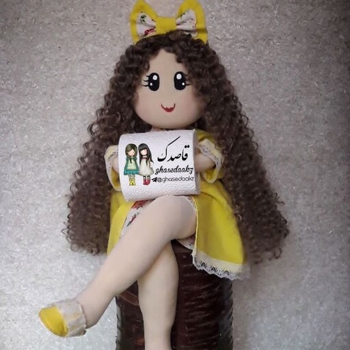 عروسک رولی نگهدارنده دستمال عروسک خاص جهیزیه سیسمونی عروسک قاصدک