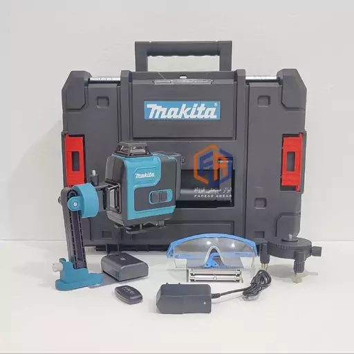 تراز لیزری 4 بعدی ماکیتا پایه دار جعبه بزرگ مدل MAKITA-16L