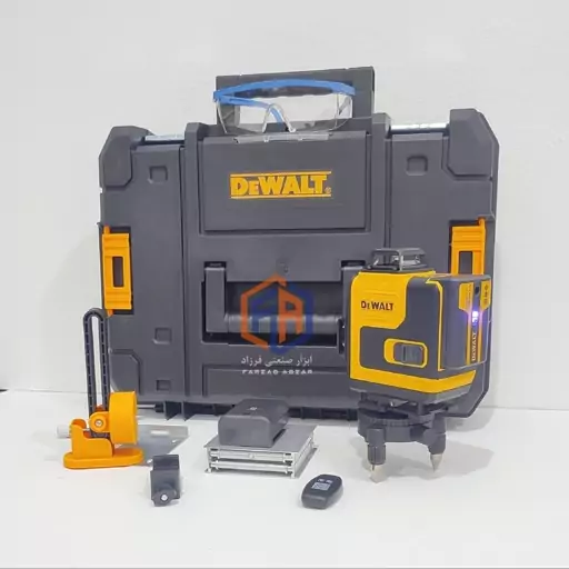 تراز لیزری دیوالت 4 بعدی پایه دار جعبه بزرگ مدل DEWALT-16L