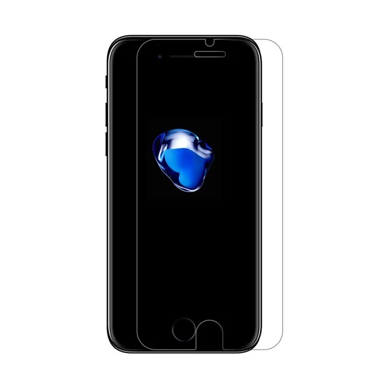 گلس آیفون apple iphone 7 plus 8 plus خشگیر ارزان شیشه ای شفاف محافظ صفحه بی رنگ اپل سون هفت پلاس هشت ایت پلاس